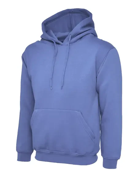 Uneek Classic Hooded Sweatshirt Violet