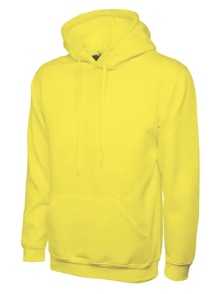 Uneek Classic Hooded Sweatshirt Yellow