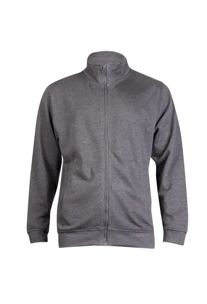 Uneek Deluxe Unisex Sweat Jacket Charcoal