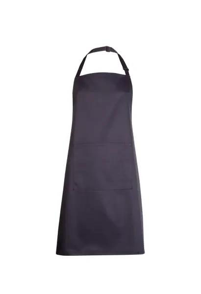 Uneek Bib Apron With Pocket Black