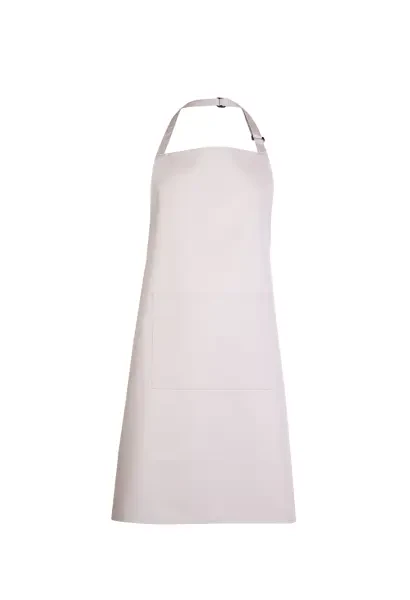 Uneek Bib Apron With Pocket Natural