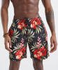 Wombat Men's Swim Shorts Black/Red