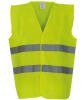 Yoko Hi-Vis 2-Band Waistcoat (HVW102) Yellow