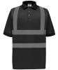 Yoko Hi-Vis Short Sleeve Polo (HVJ210) Black