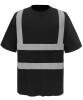 Yoko Hi-Vis Short Sleeve T-Shirt (HVJ410) Black