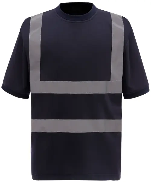 Yoko Hi-Vis Short Sleeve T-Shirt (HVJ410) Navy