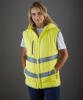 Yoko Hi-Vis Kensington Hooded Gilet (HV007) Navy