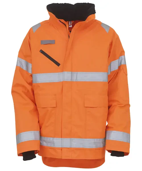 Yoko Hi-Vis Fontaine Storm Jacket (HVP309) Orange