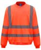 Yoko Hi-Vis Sweatshirt (HVJ510) Orange