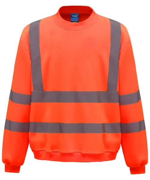 Yoko Hi-Vis Sweatshirt (HVJ510) Orange