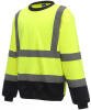 Yoko Hi-Vis Sweatshirt (HVJ510) Yellow/Navy