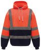 Yoko Hi-Vis Pull-Over Hoodie (HVK05) Orange