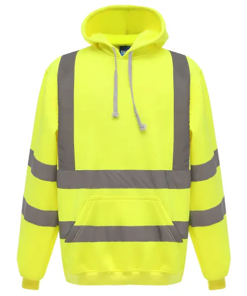 Yoko Hi-Vis Pull-Over Hoodie (HVK05) Yellow