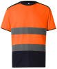 Yoko Hi-Vis Two-Tone T-Shirt (HVJ400) Orange/Navy