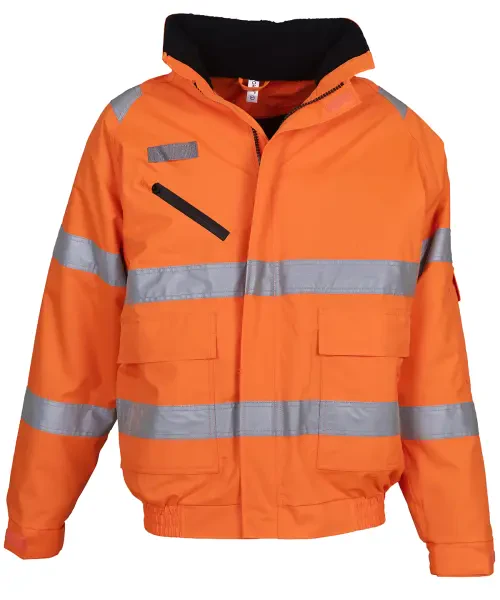 Yoko Hi-Vis Fontaine Flight Jacket (HVP209) Orange