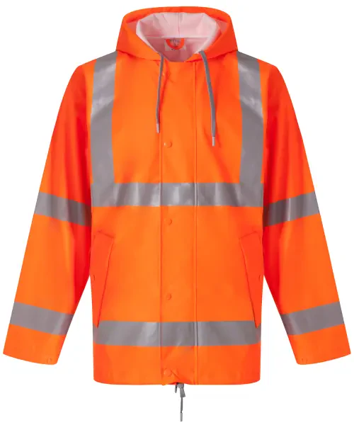 Yoko Hi-Vis Soft Flex Breathable U-Dry Jacket (HVS450) Orange