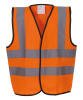 Yoko Kids Hi-Vis 2 B&B Waistcoat (HVW100CH) Orange