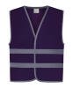 Yoko Hi-Vis Reflective Border Kids Waistcoat (HVW102CH) Purple