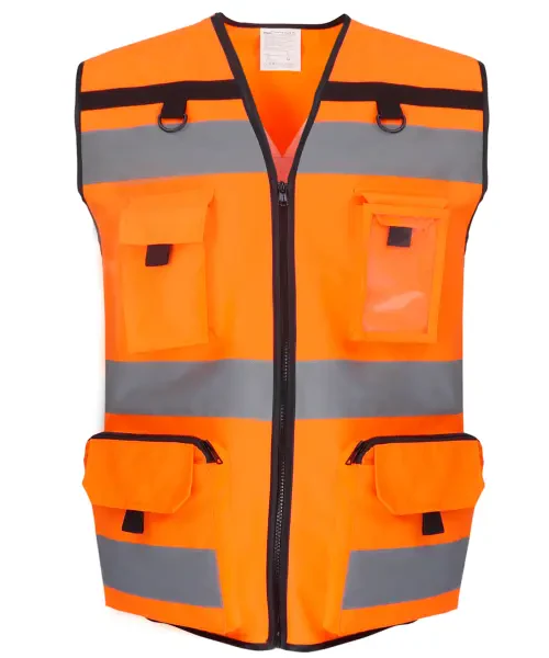 Yoko Hi-Vis Ripstop Tool Vest (HVW108) Orange