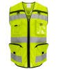 Yoko Hi-Vis Ripstop Tool Vest (HVW108) Yellow Mesh