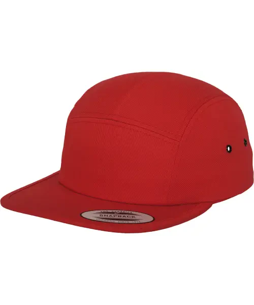 Flexfit by Yupoong Classic 5-Panel Jockey Cap (7005) Red