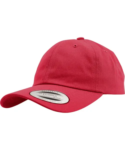 Flexfit by Yupoong Dad Hat Baseball Strap Back (6245CM) Cranberry