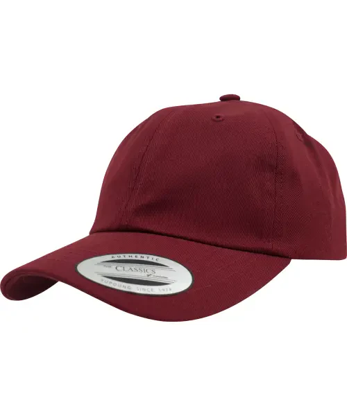 Flexfit by Yupoong Dad Hat Baseball Strap Back (6245CM) Maroon