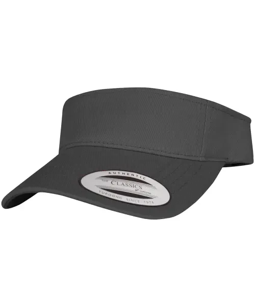 Flexfit by Yupoong Curved Visor Cap (8888) Dark Grey