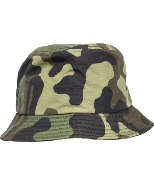 Flexfit by Yupoong Camo Bucket Hat (5003CB) Green Camo