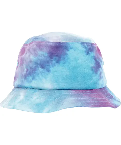 Flexfit by Yupoong Festival Print Bucket Hat (5003TD) Purple Turquoise