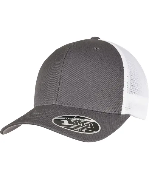 Flexfit by Yupoong 110 Mesh 2-Tone Cap (110MT) Charcoal/White