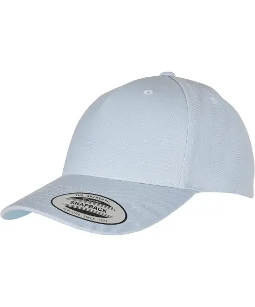 Flexfit by Yupoong YP Classics 5-Panel Premium Curved Visor Snapback Cap (5789M) Ballad Blue