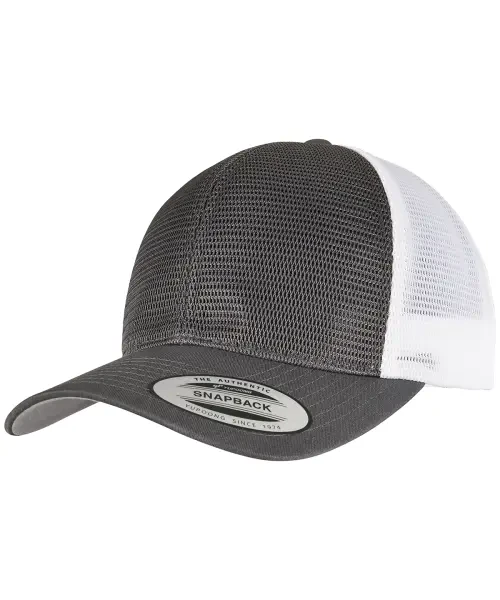 Flexfit by Yupoong 360° Omni-Mesh 2-Tone Cap (6360T) Charcoal/White