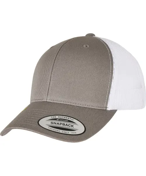 Flexfit by Yupoong YP Classics Recycled Retro Trucker Cap 2-Tone (6606RT) Grey/White