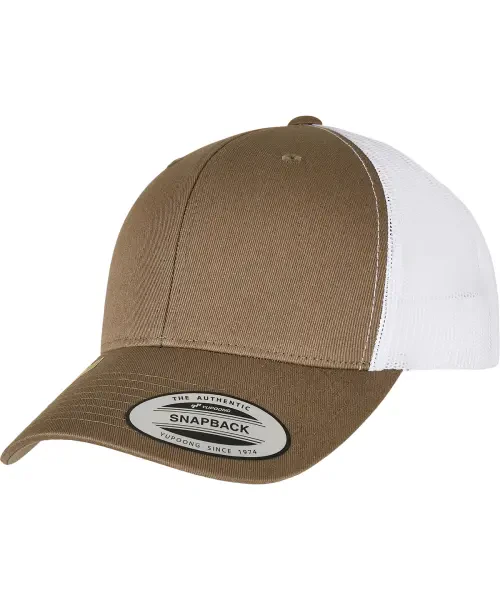 Flexfit by Yupoong YP Classics Recycled Retro Trucker Cap 2-Tone (6606RT) Olive/White