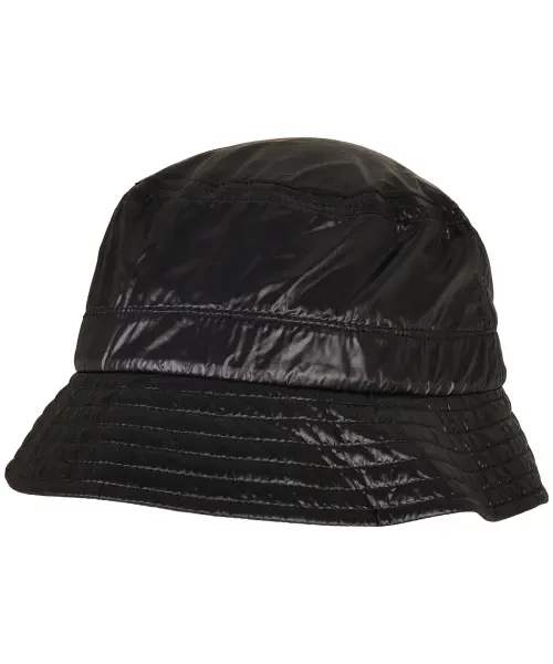 Flexfit by Yupoong Light Nylon Bucket Hat Black