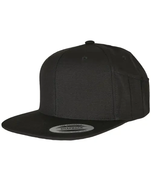 Flexfit by Yupoong Pencil Holder Snapback Cap Black