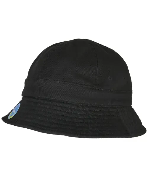 Flexfit by Yupoong Eco Washing Flexfit No Top Tennis Hat Black