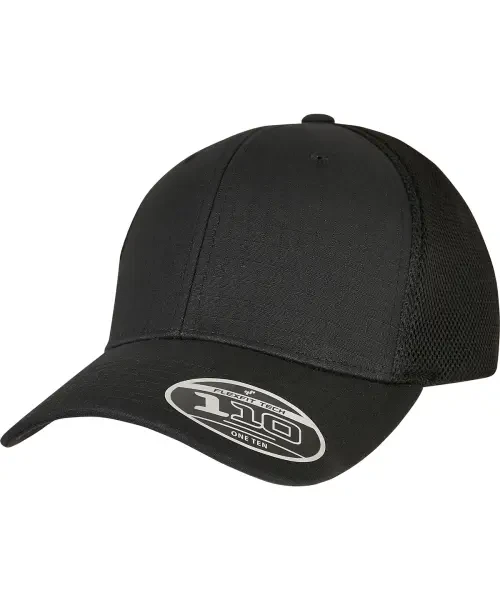 Flexfit by Yupoong 110 Flexfit Ripstop Mesh Cap (110RM) Black