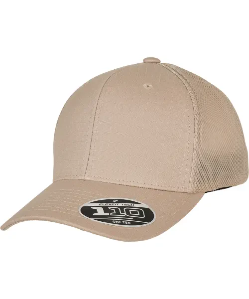 Flexfit by Yupoong 110 Flexfit Ripstop Mesh Cap (110RM) Khaki