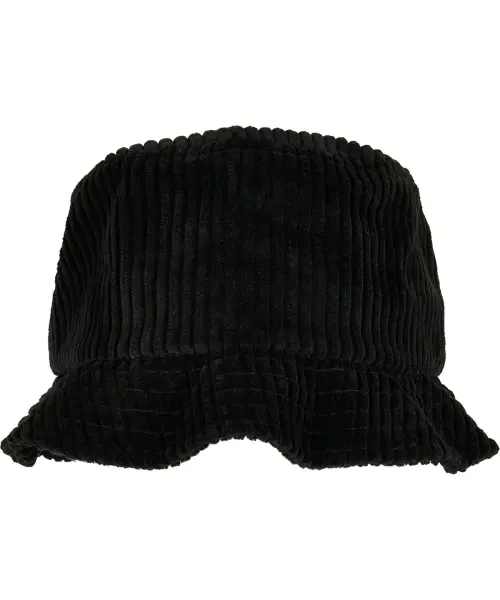 Flexfit by Yupoong Big Corduroy Bucket Hat (5003BC) Black