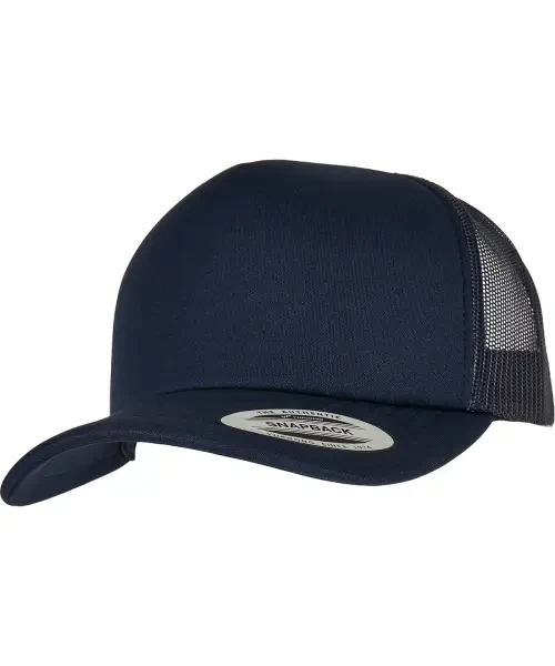 Flexfit by Yupoong YP Classics Classic Curved Visor Foam Trucker Cap (6320) Navy