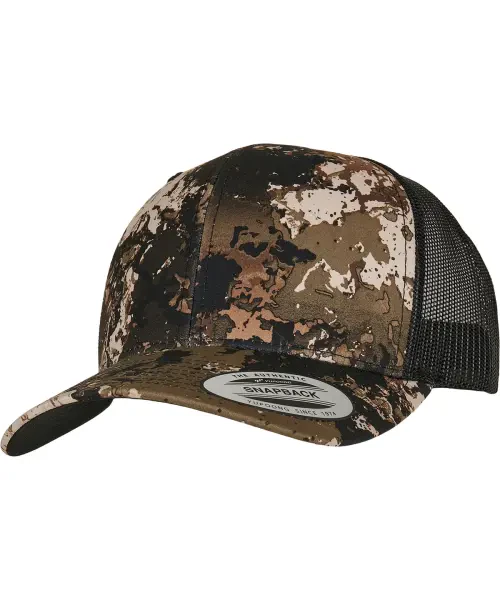 Flexfit by Yupoong YP Classics Veil Camo Retro Trucker Cap (6606VC) Wideland