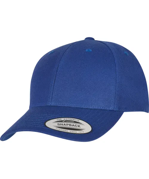 Flexfit by Yupoong Premium Curved Visor Snapback Cap (6789M) Royal